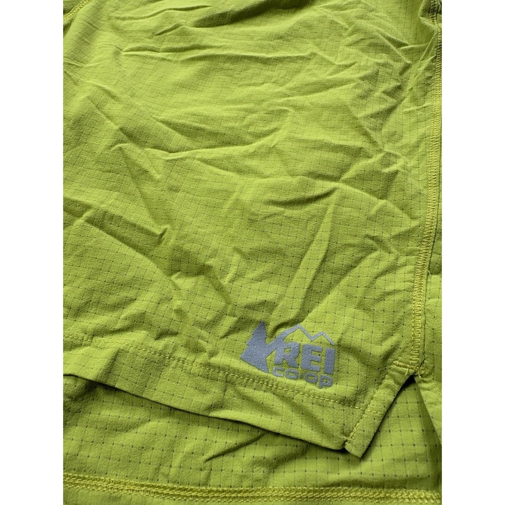 REI Co-Op Mens Small Swiftland Lined Running Shorts Green Solid Athletic - Picture 6 of 6